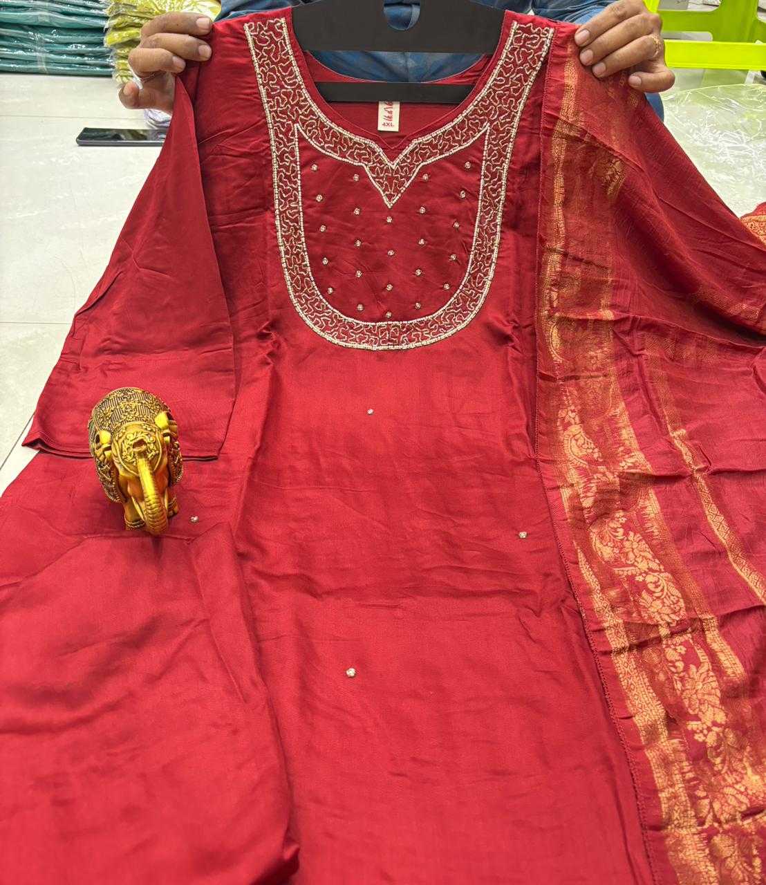 Gajji Silk Designer Kurti