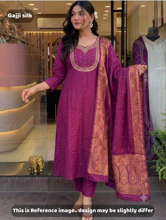 Gajji Silk Designer Kurti