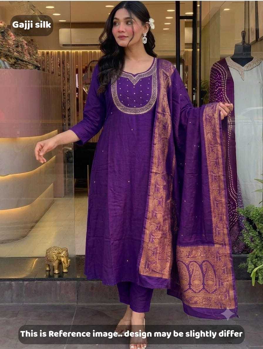 Gajji Silk Designer Kurti