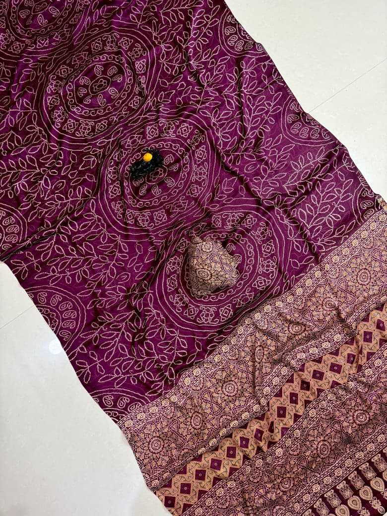 Premium Georgette Designer Saree in Wine
