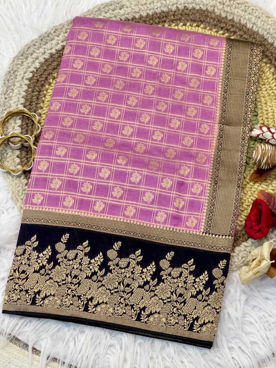 Premium Georgette Designer Saree in Sky Blue