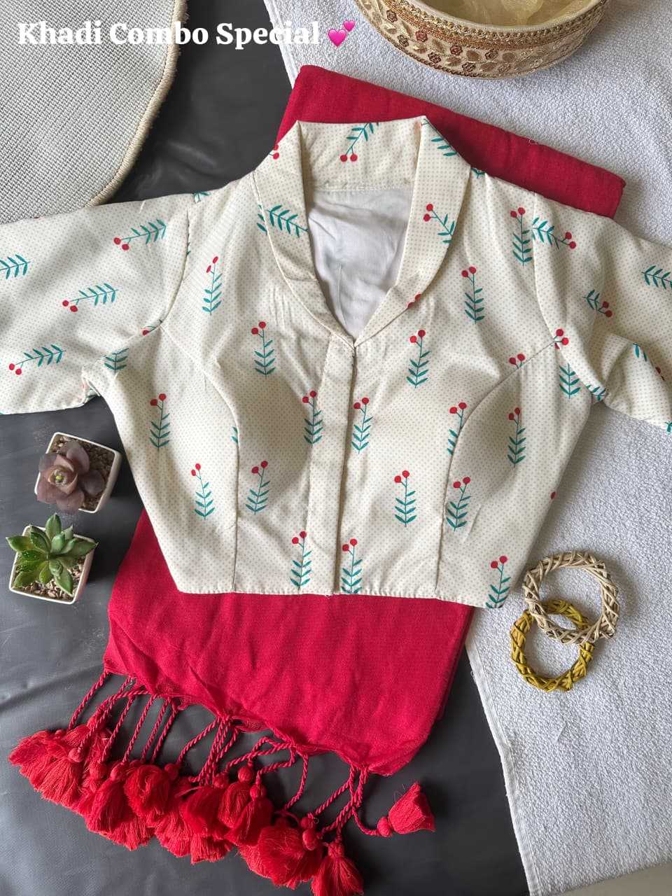 Pure Cotton Designer Blouse