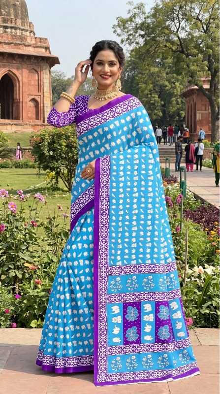 Pure Cotton Designer Saree JT-138834