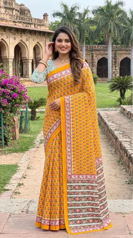 Pure Cotton Designer Saree JT-138837