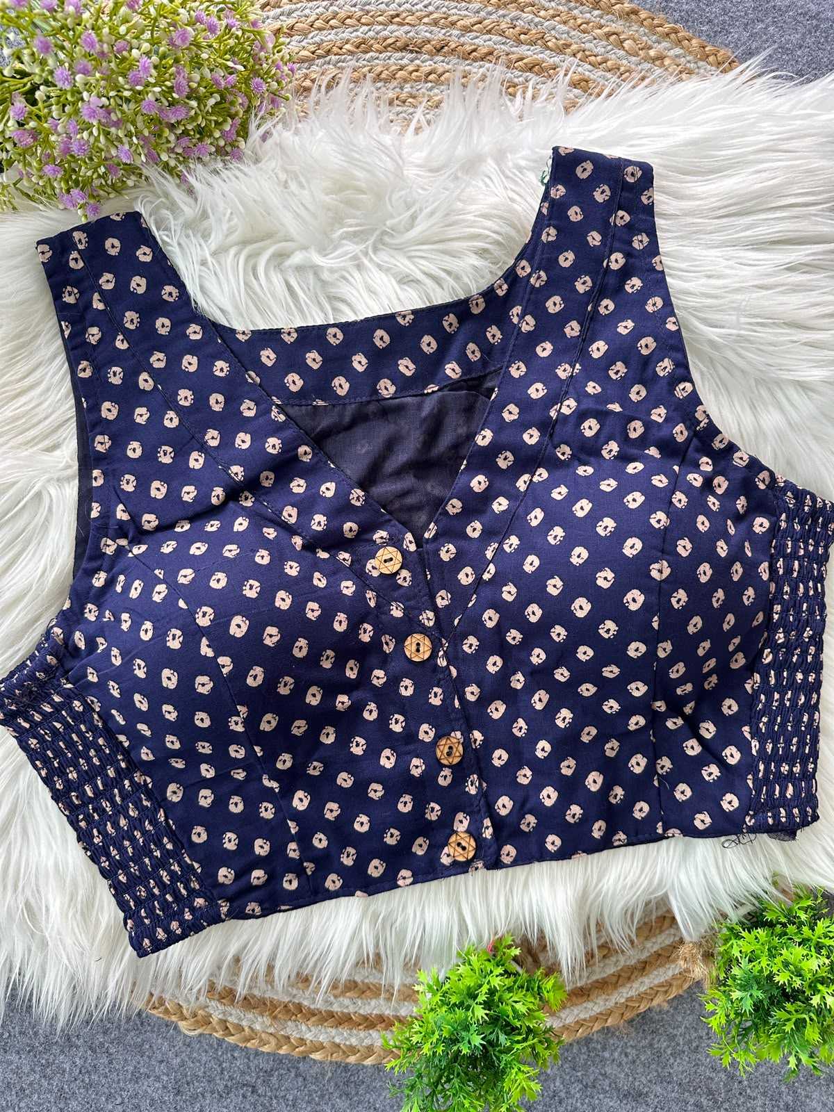 Pure Cotton Printed Blouse
