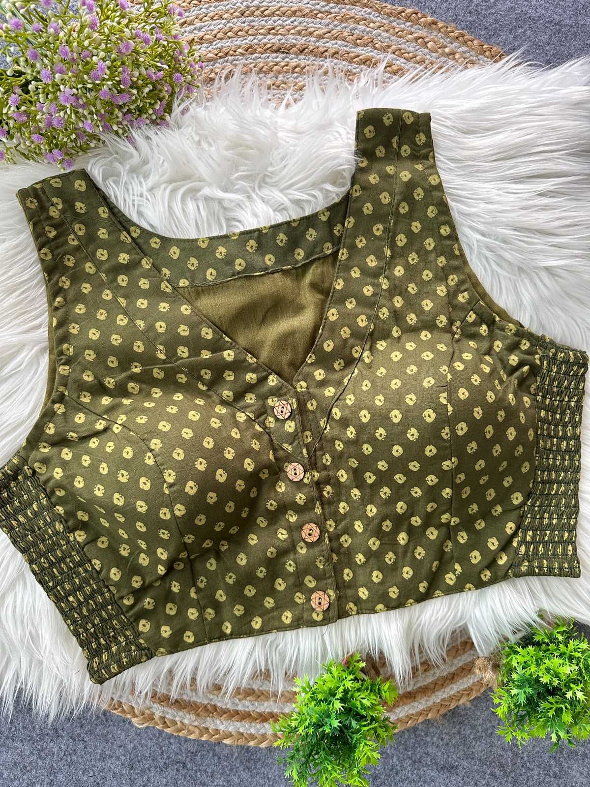 Pure Cotton Printed Blouse