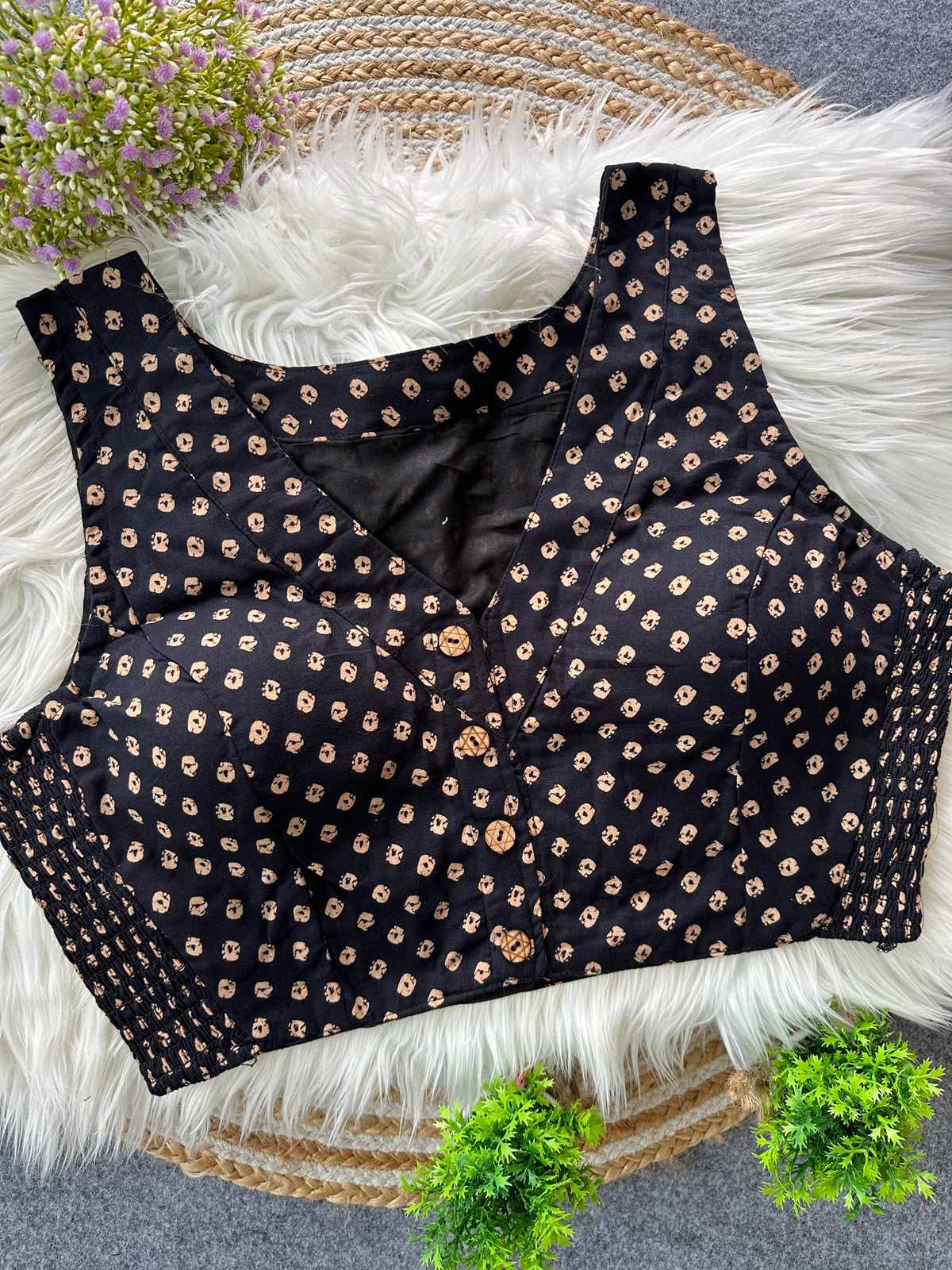 Pure Cotton Printed Blouse