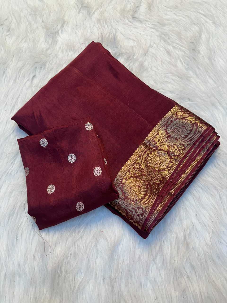 Pure Crepe Designer Saree