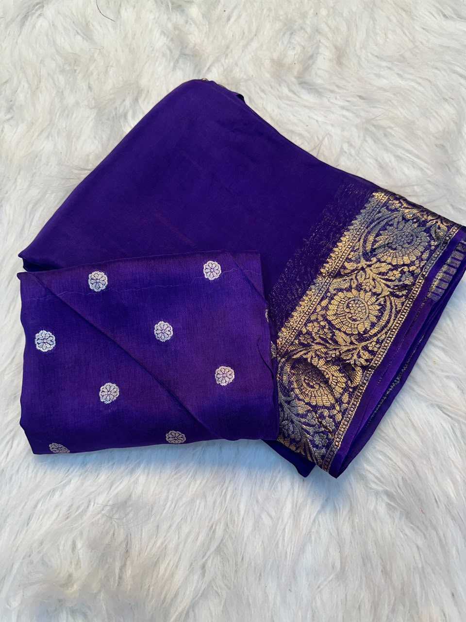 Pure Crepe Designer Saree