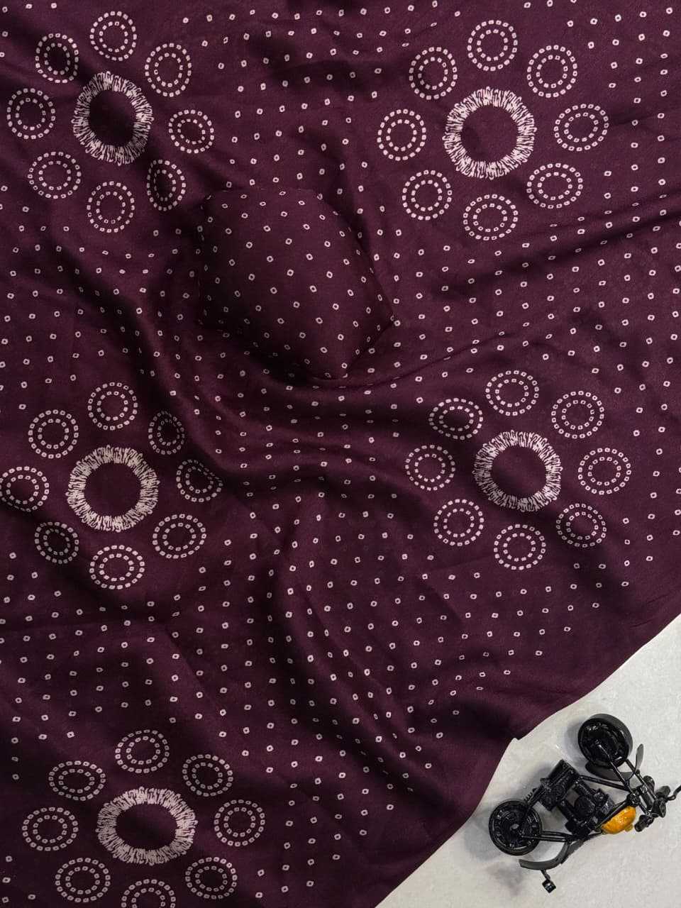Pure Silk Soft Saree in Rani