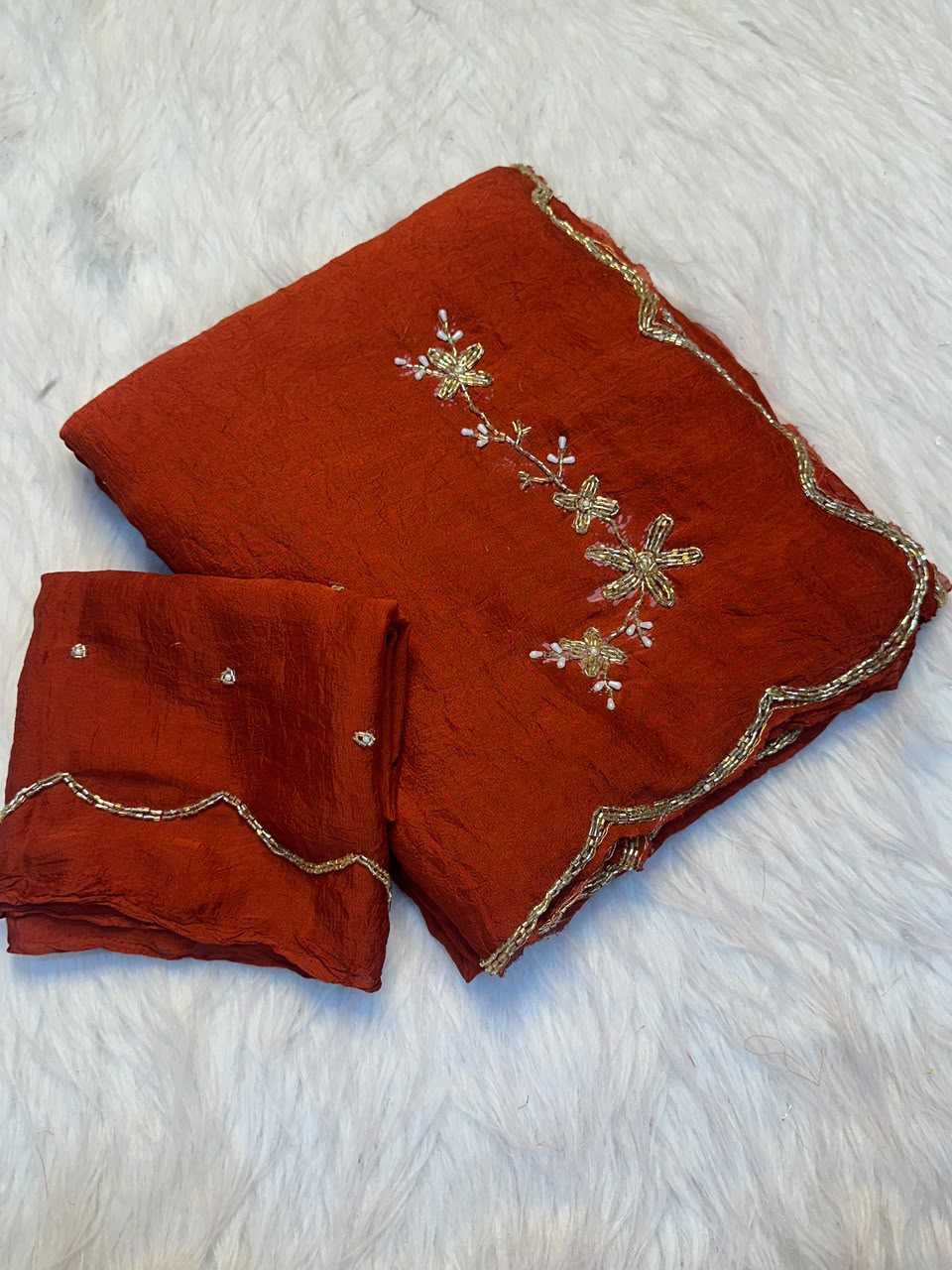 Rangoli Silk Soft Saree in Red