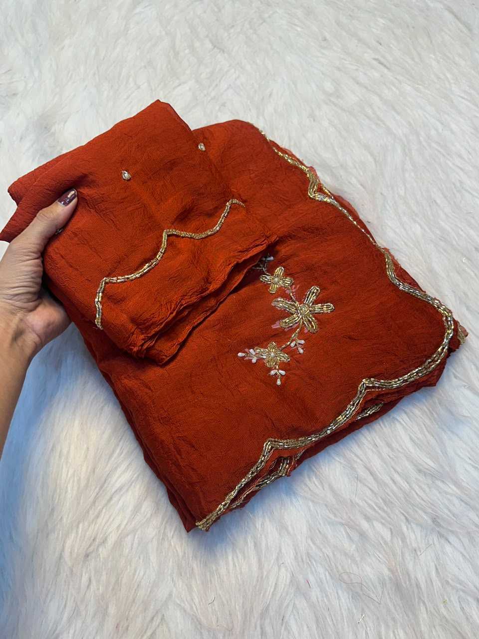 Rangoli Silk Soft Saree in Red