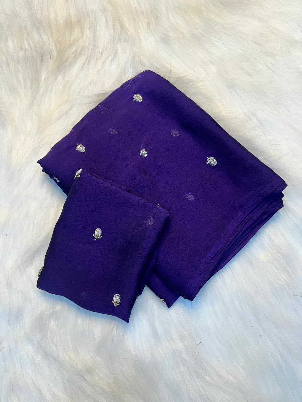 Rangoli Silk Soft Saree in Purple