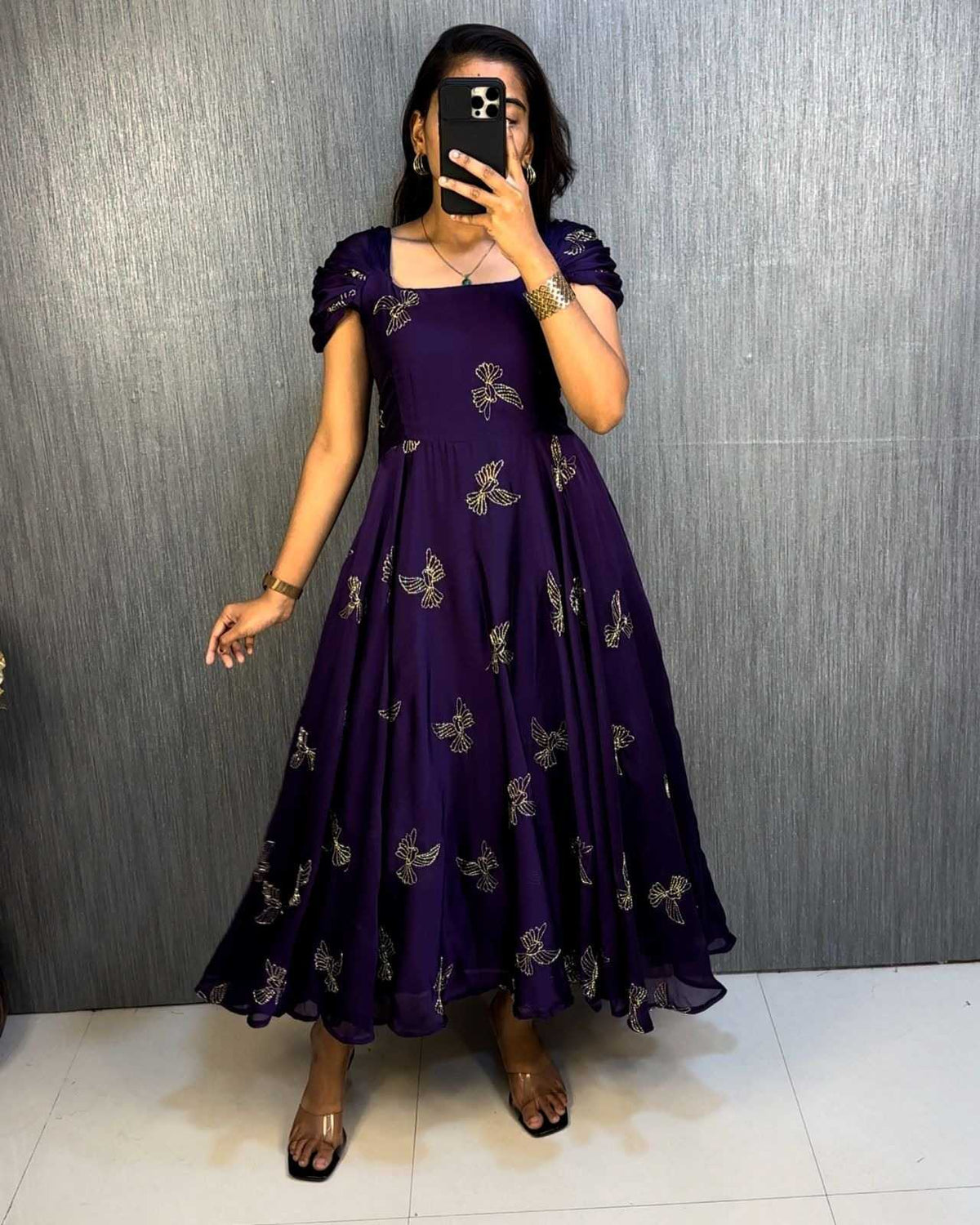 Rangoli Silk Fancy Gown