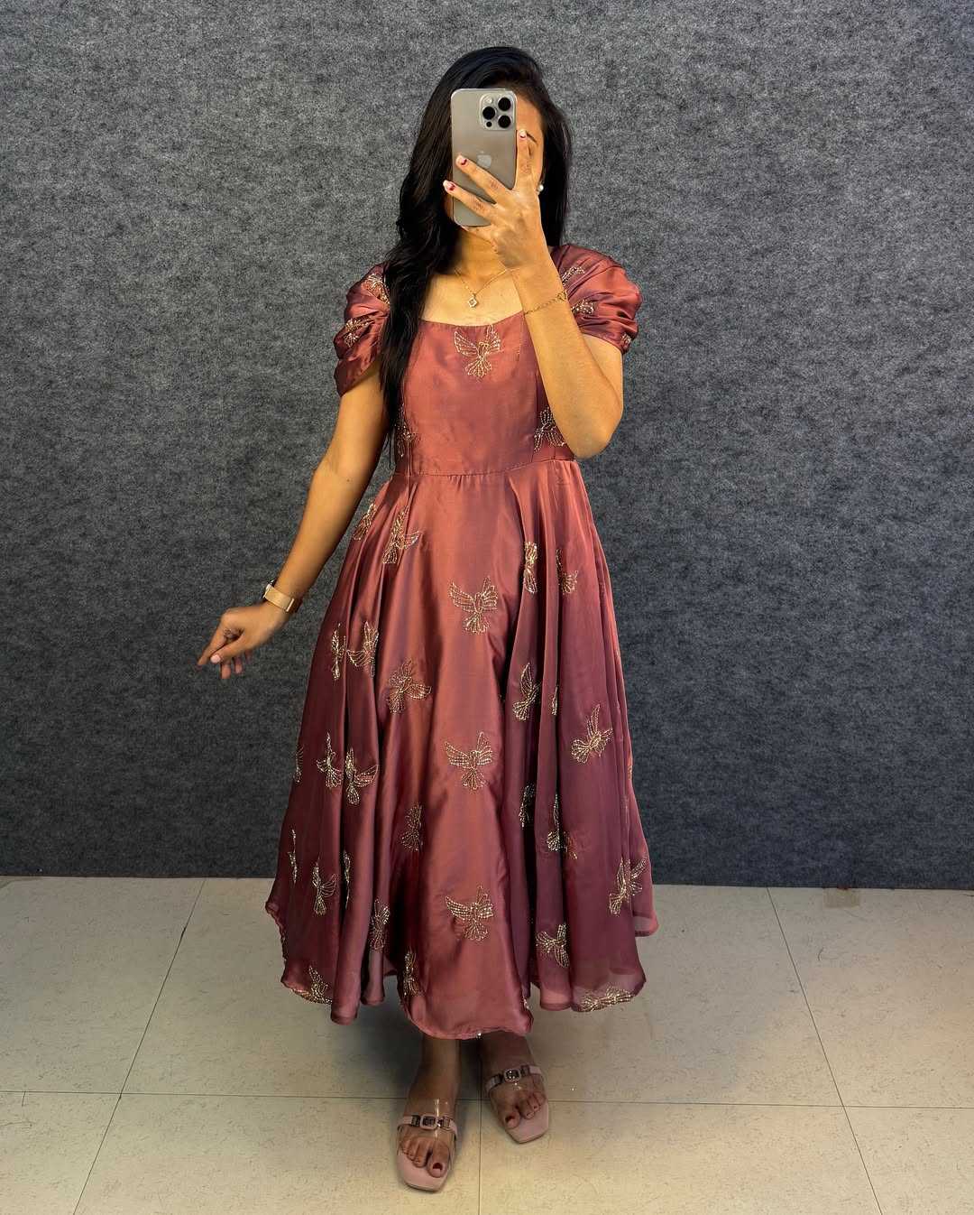 Rangoli Silk Fancy Gown
