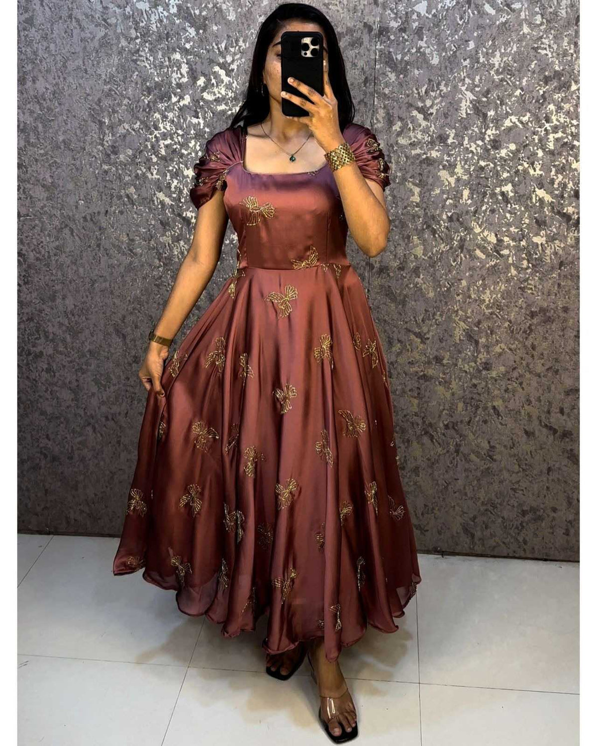 Rangoli Silk Fancy Gown