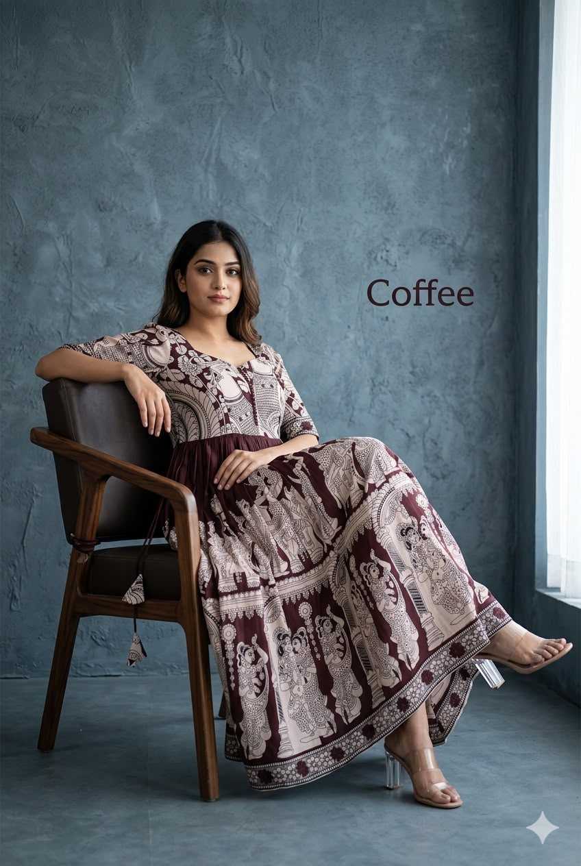 Muslin Printed Gown