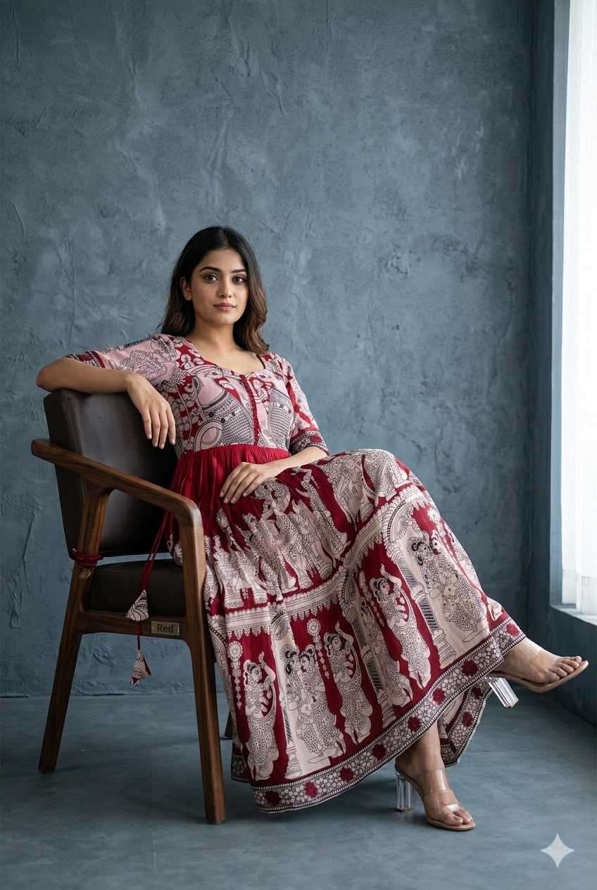 Muslin Printed Gown