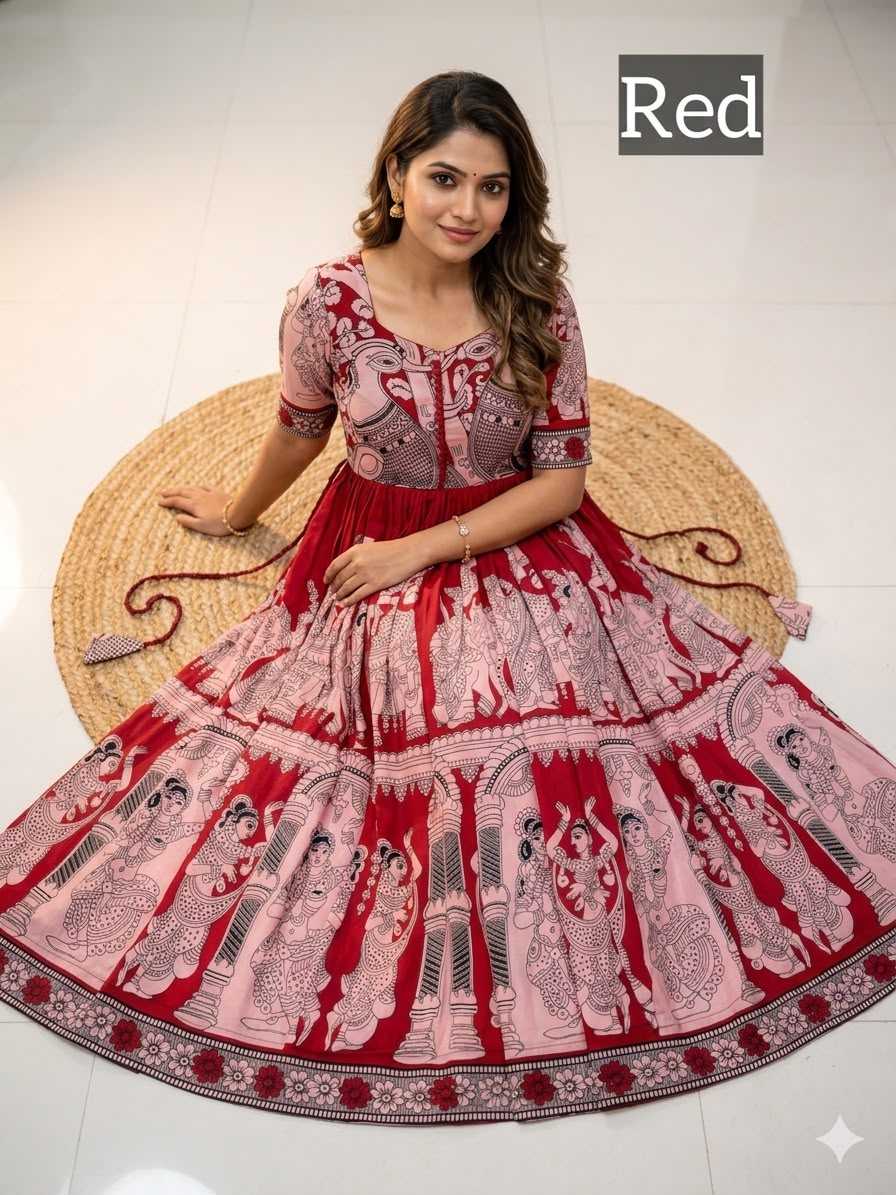 Muslin Printed Gown