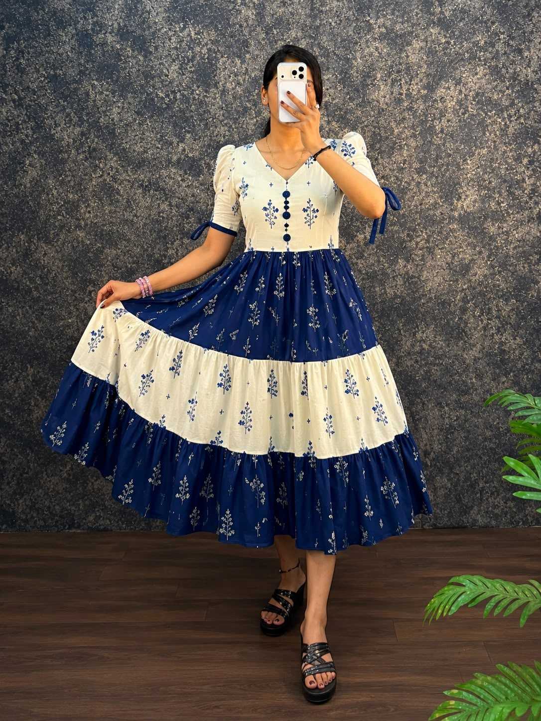 Sayali Cotton Printed Gown