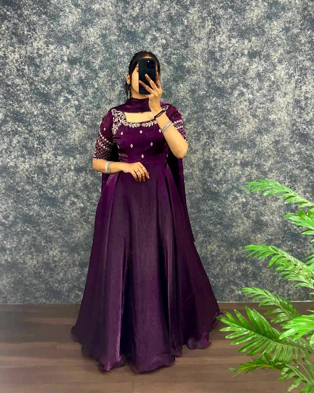 Embroidery Gown