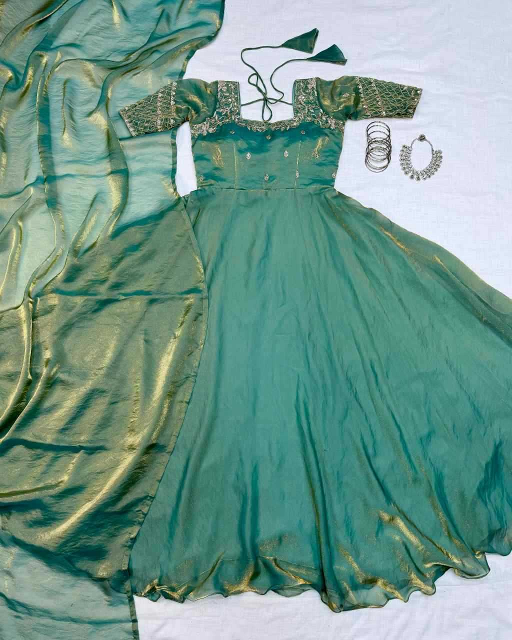 Embroidery Gown