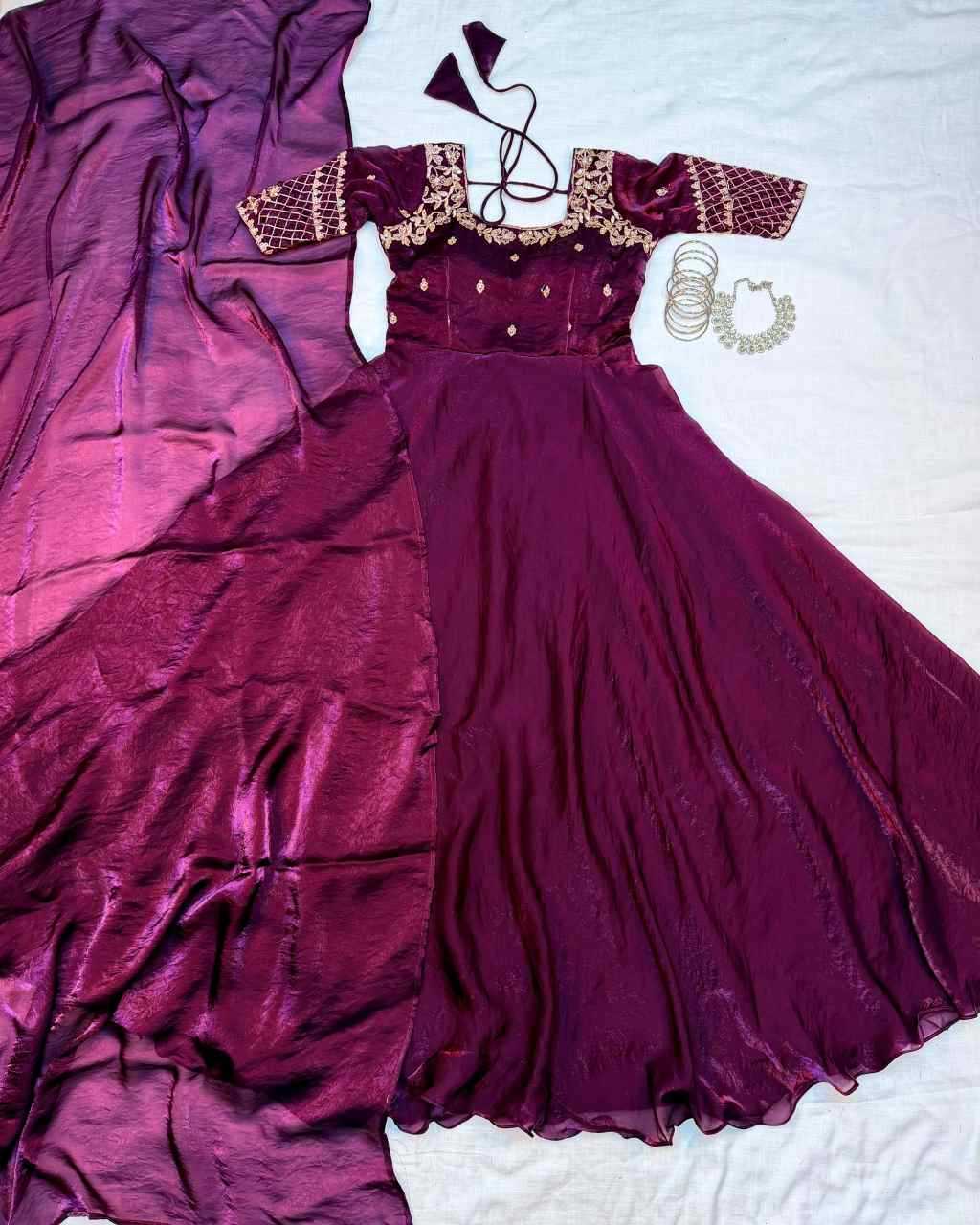 Embroidery Gown