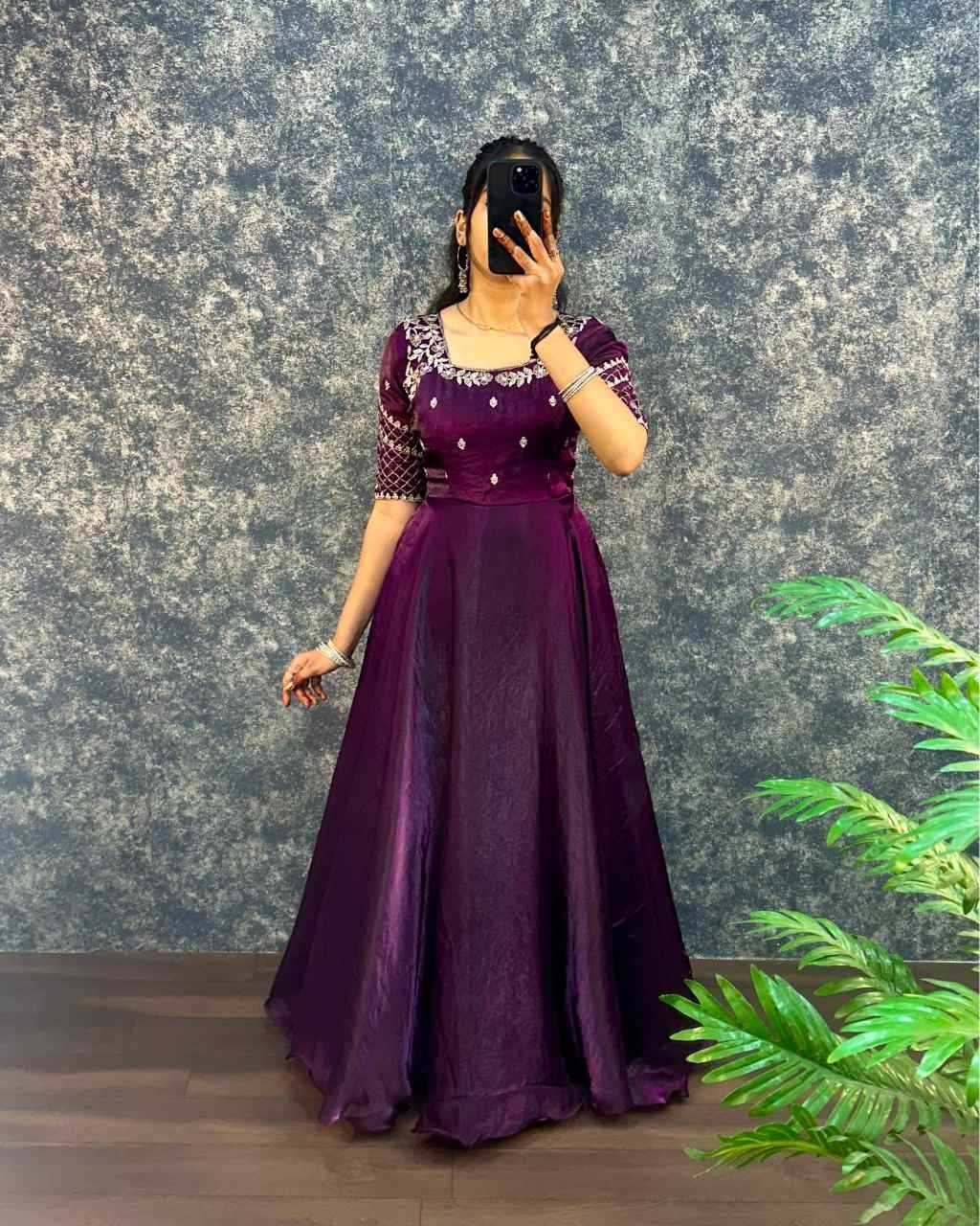 Embroidery Gown