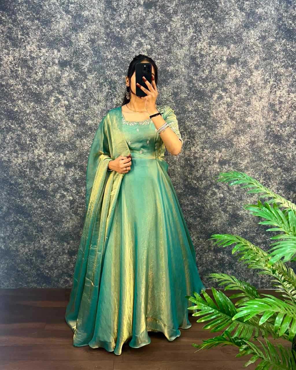 Embroidery Gown