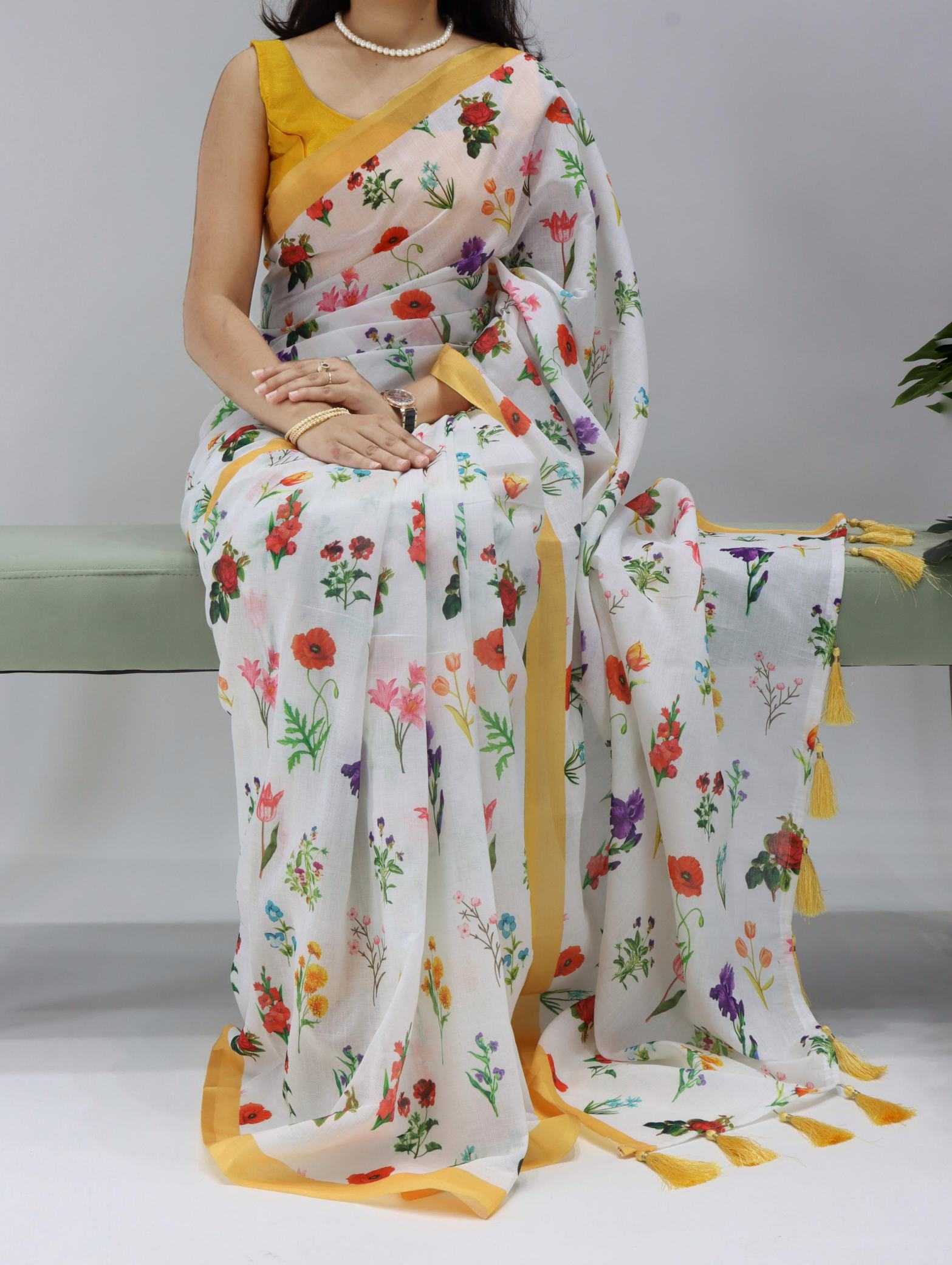 Printed Saree