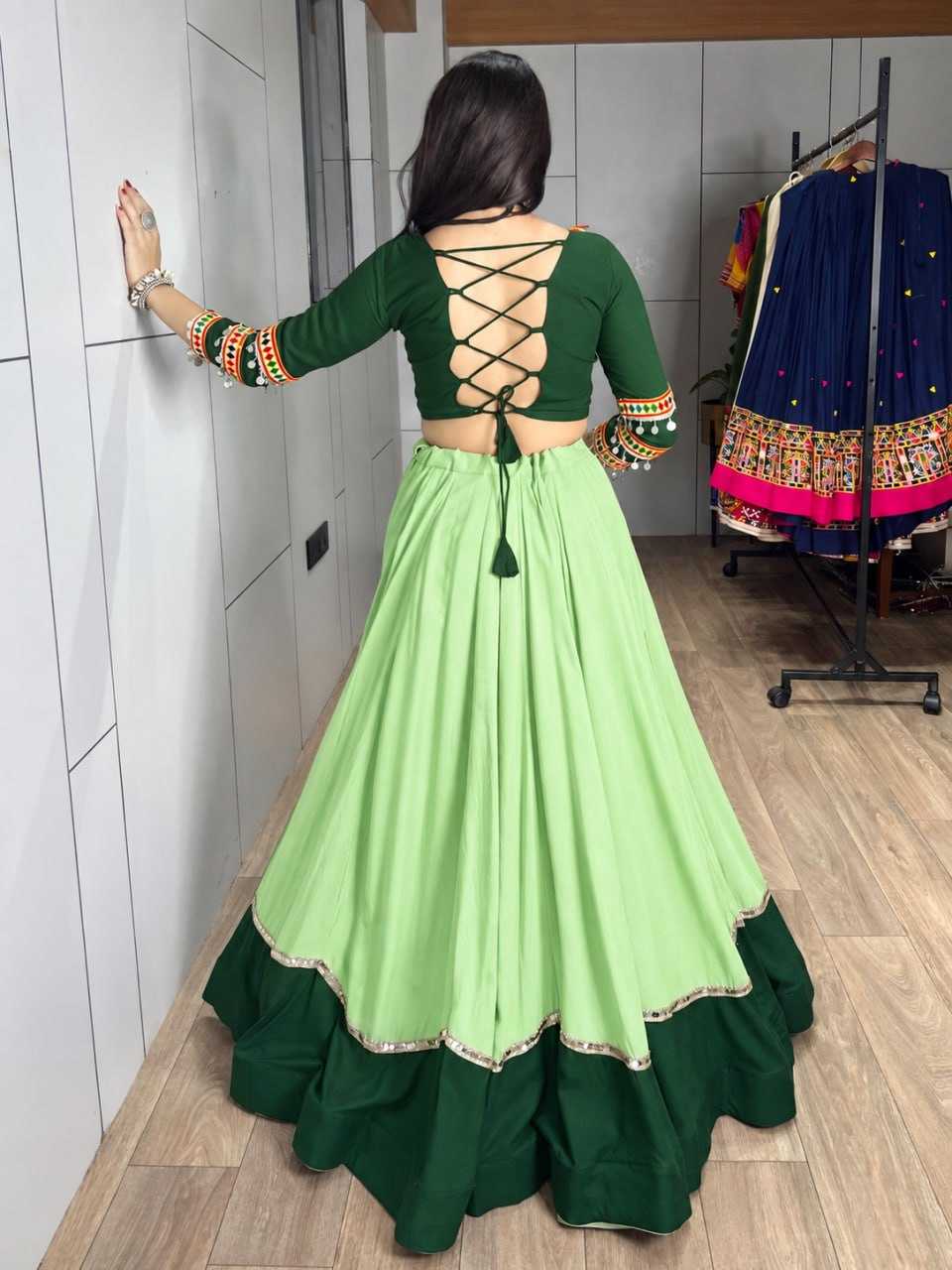 Cotton Traditional Lehenga in Baby Pink