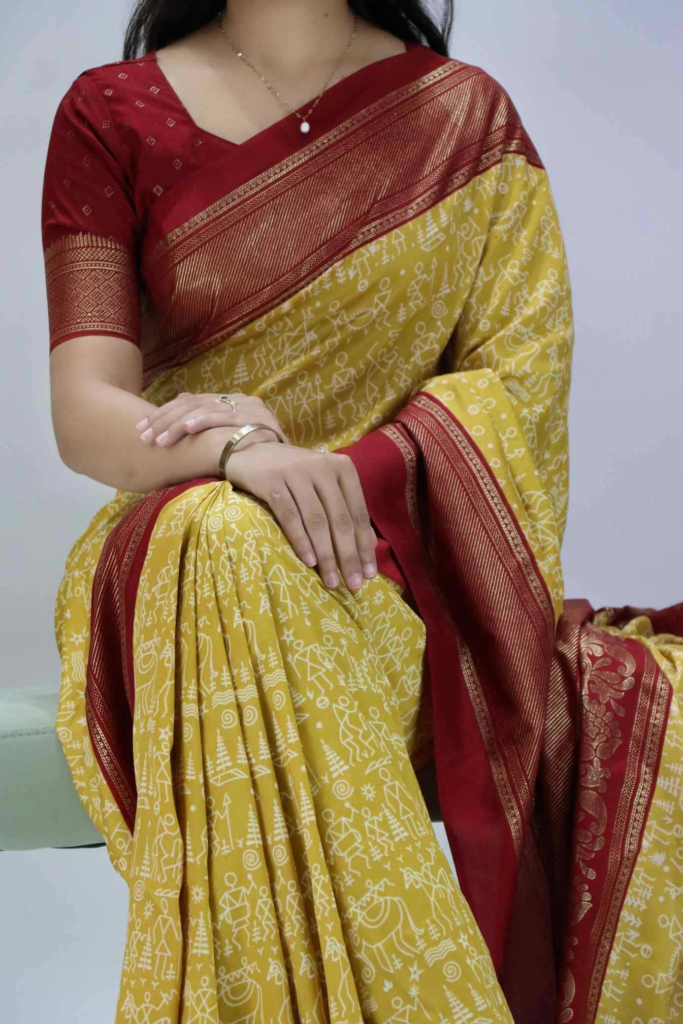 Tussar Silk Soft Saree