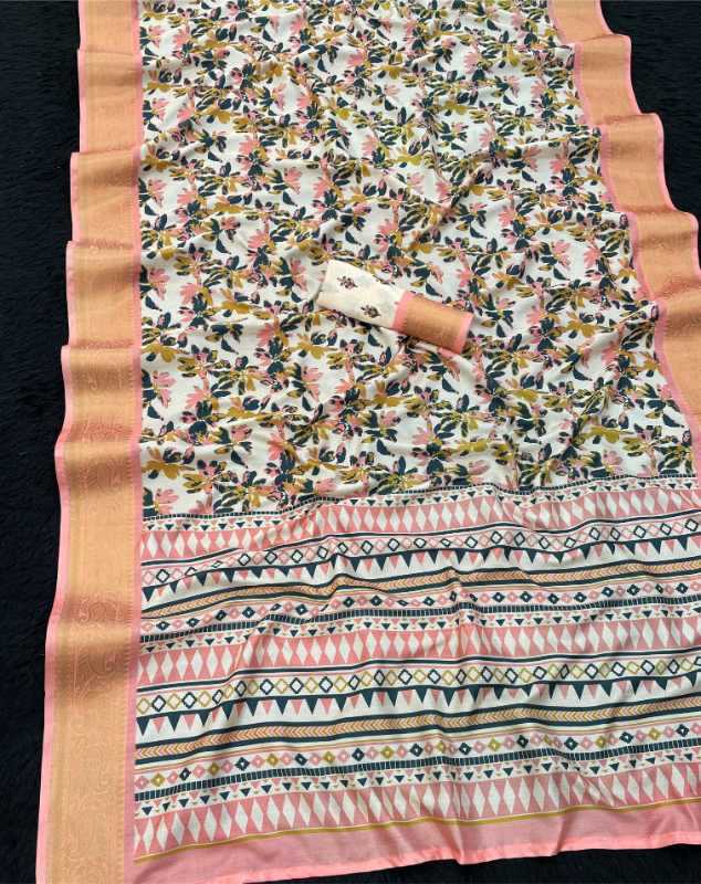 Dola Silk Designer Saree in Yellow