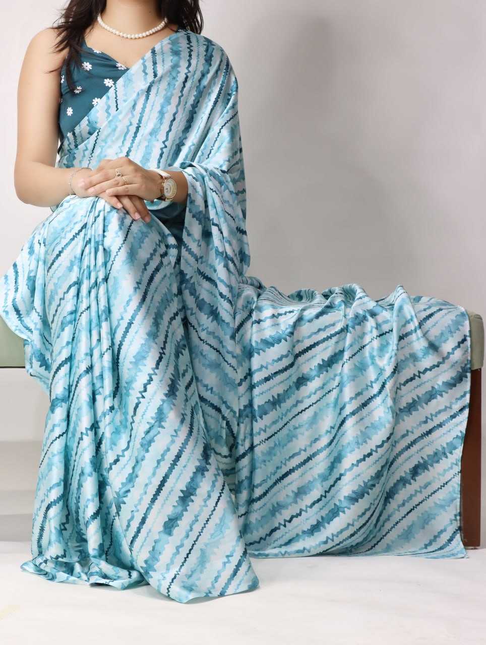 Japan Sartin Leheriya Saree