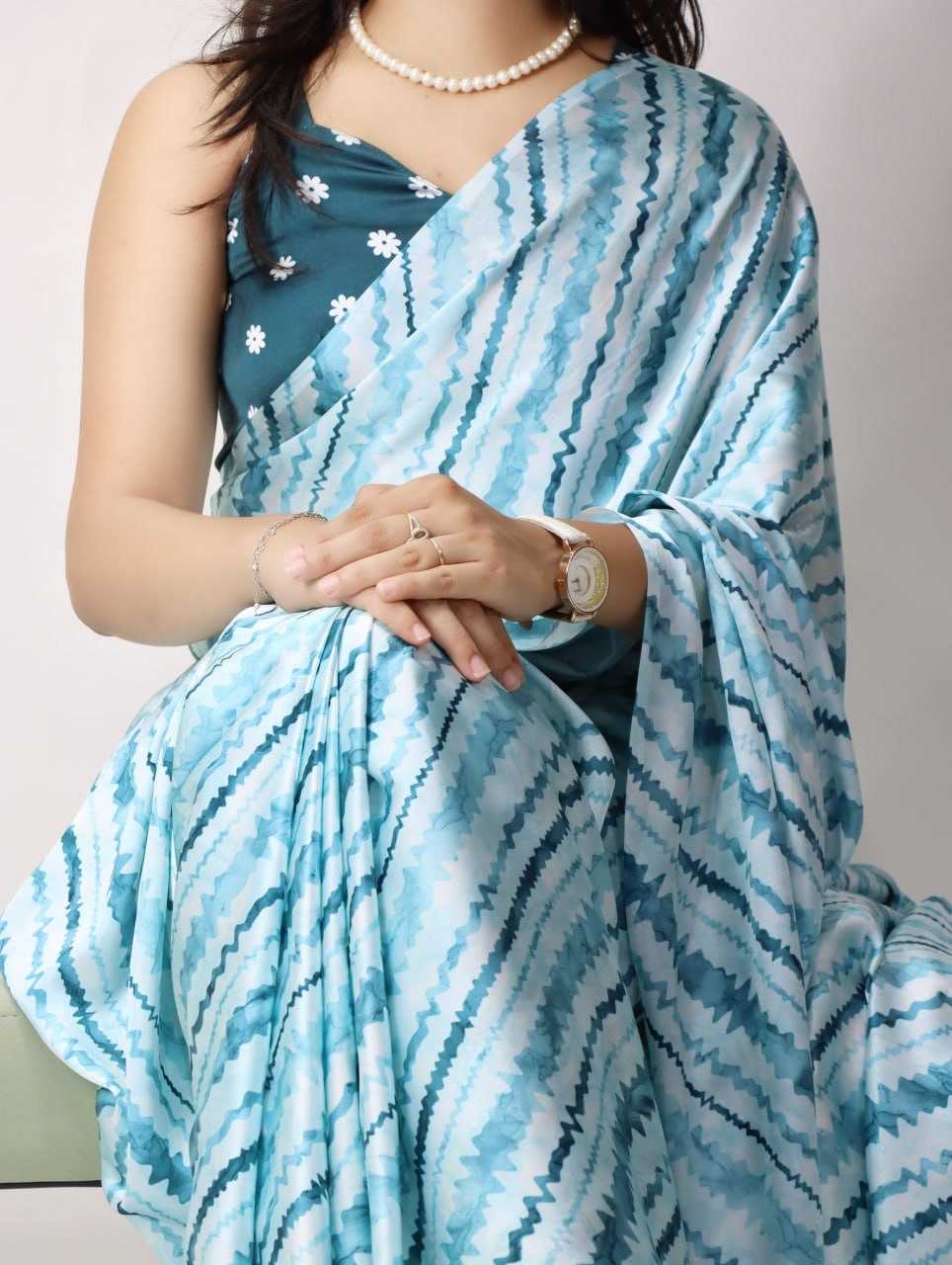 Japan Sartin Leheriya Saree