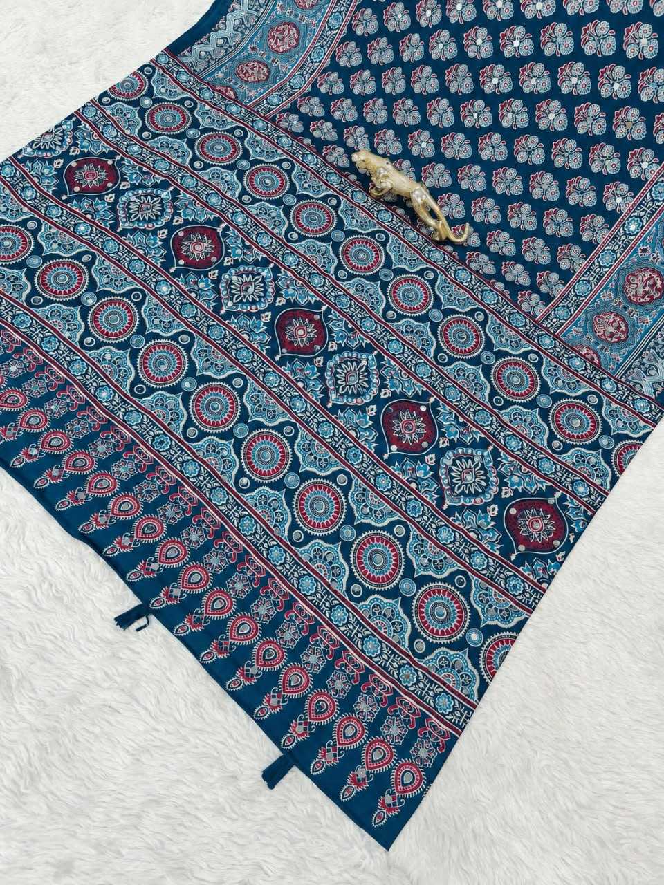 Japan Sartin Printed Saree 3202