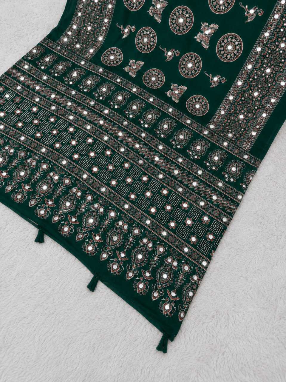 Japan Sartin Printed Saree 3204