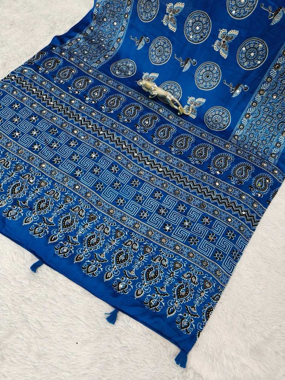 Japan Sartin Printed Saree 3204