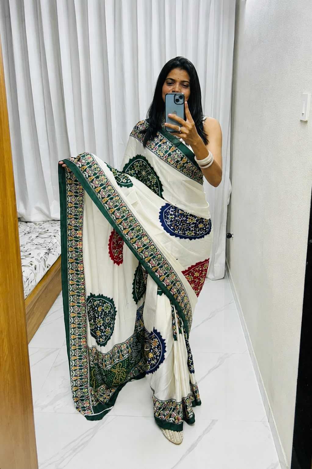 Japan Sartin Fancy Saree