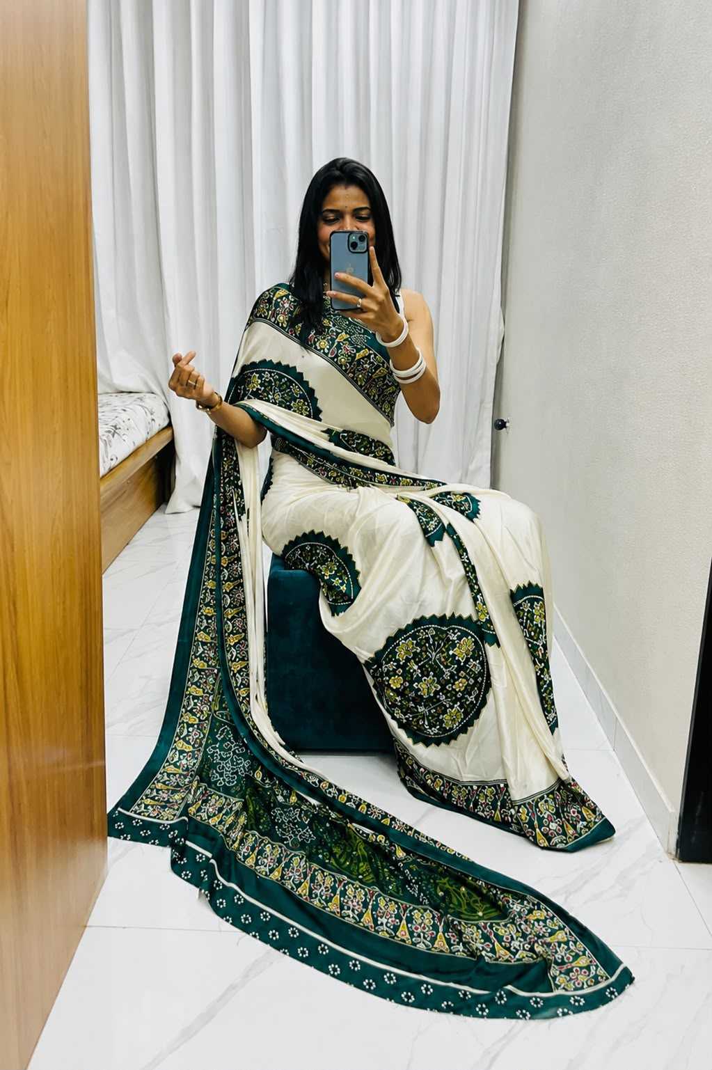 Japan Sartin Fancy Saree