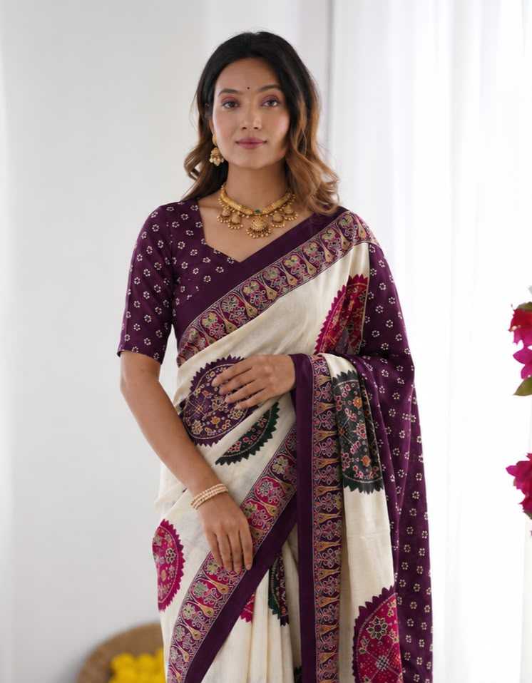 Japan Sartin Fancy Saree