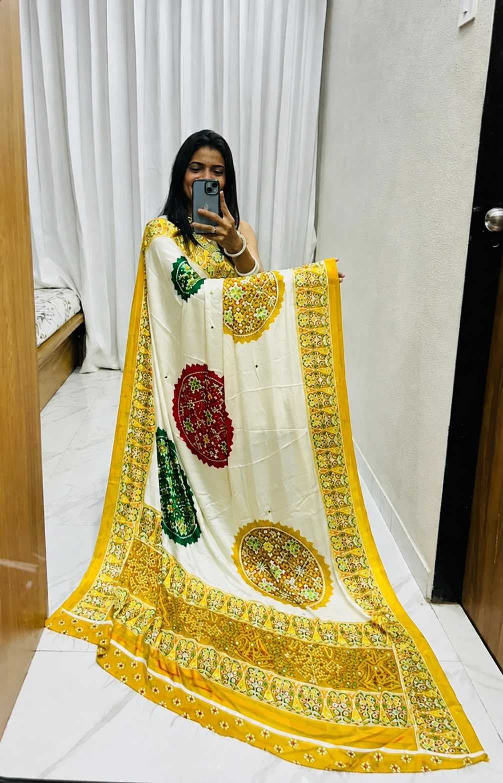 Japan Sartin Fancy Saree