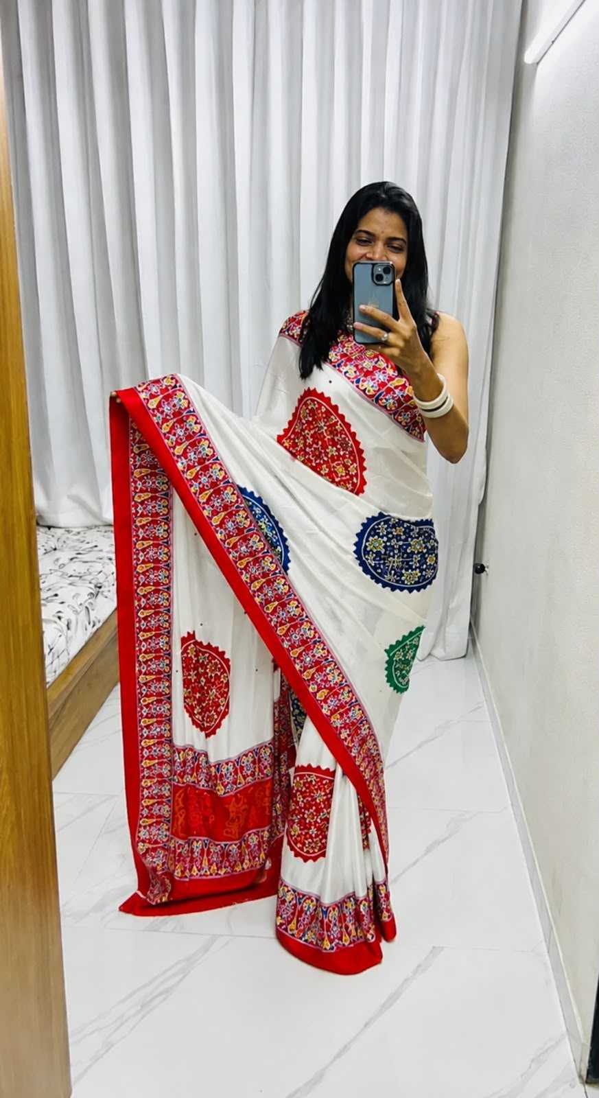 Japan Sartin Fancy Saree