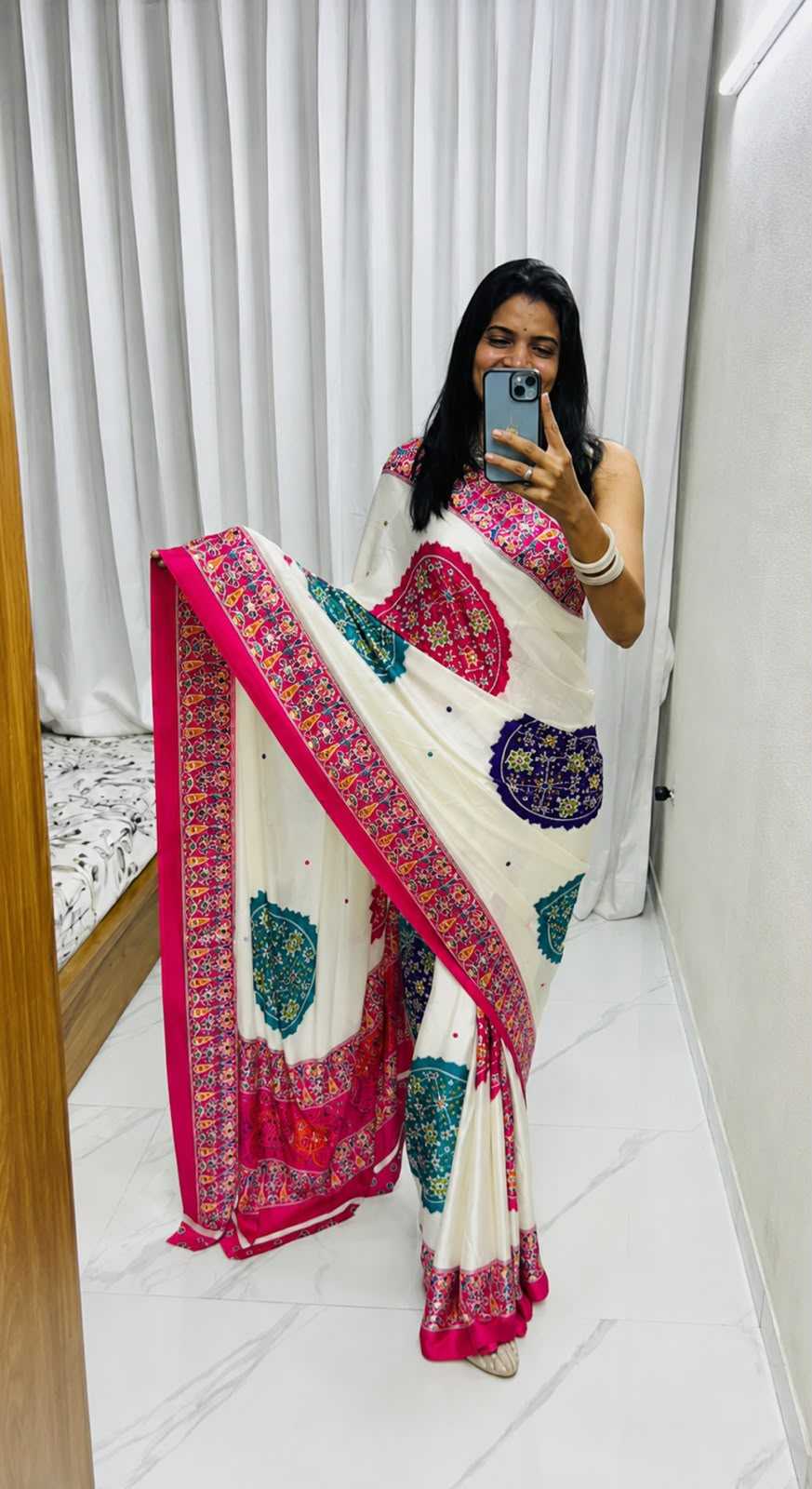Japan Sartin Fancy Saree