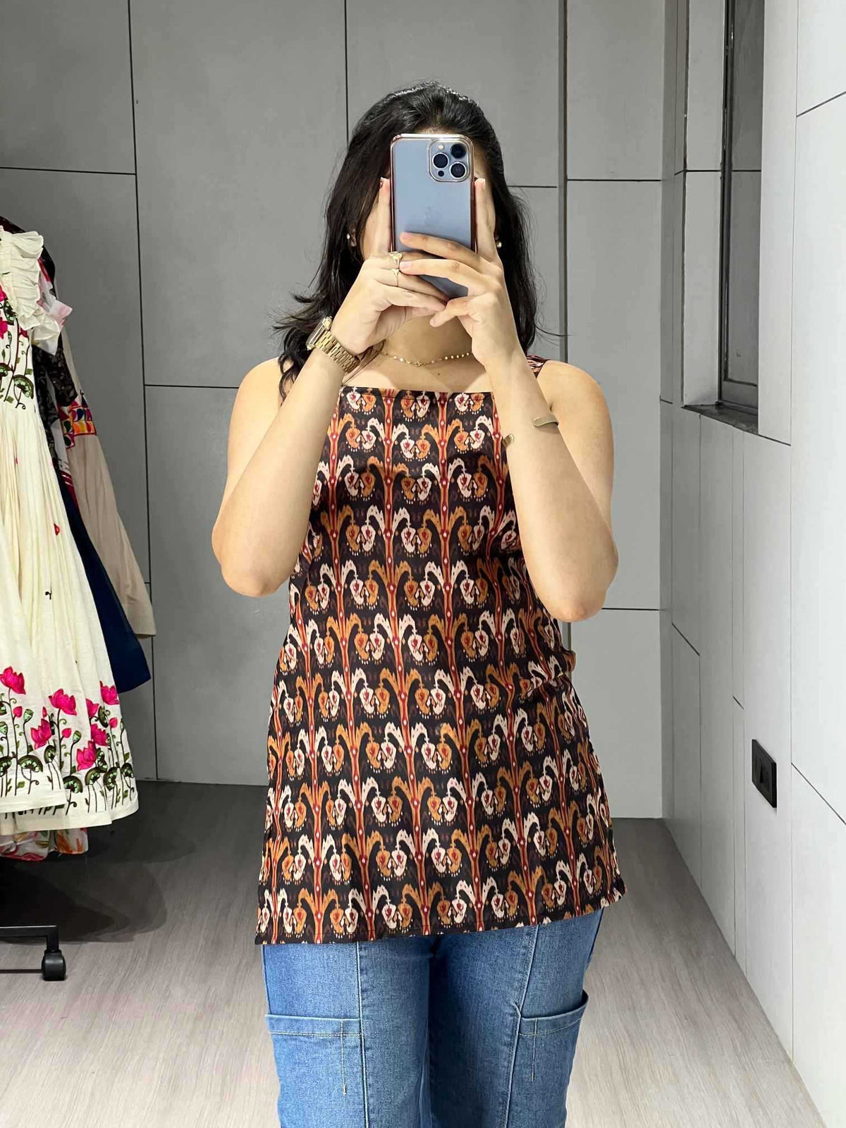 Cotton Cambric Short Kurti