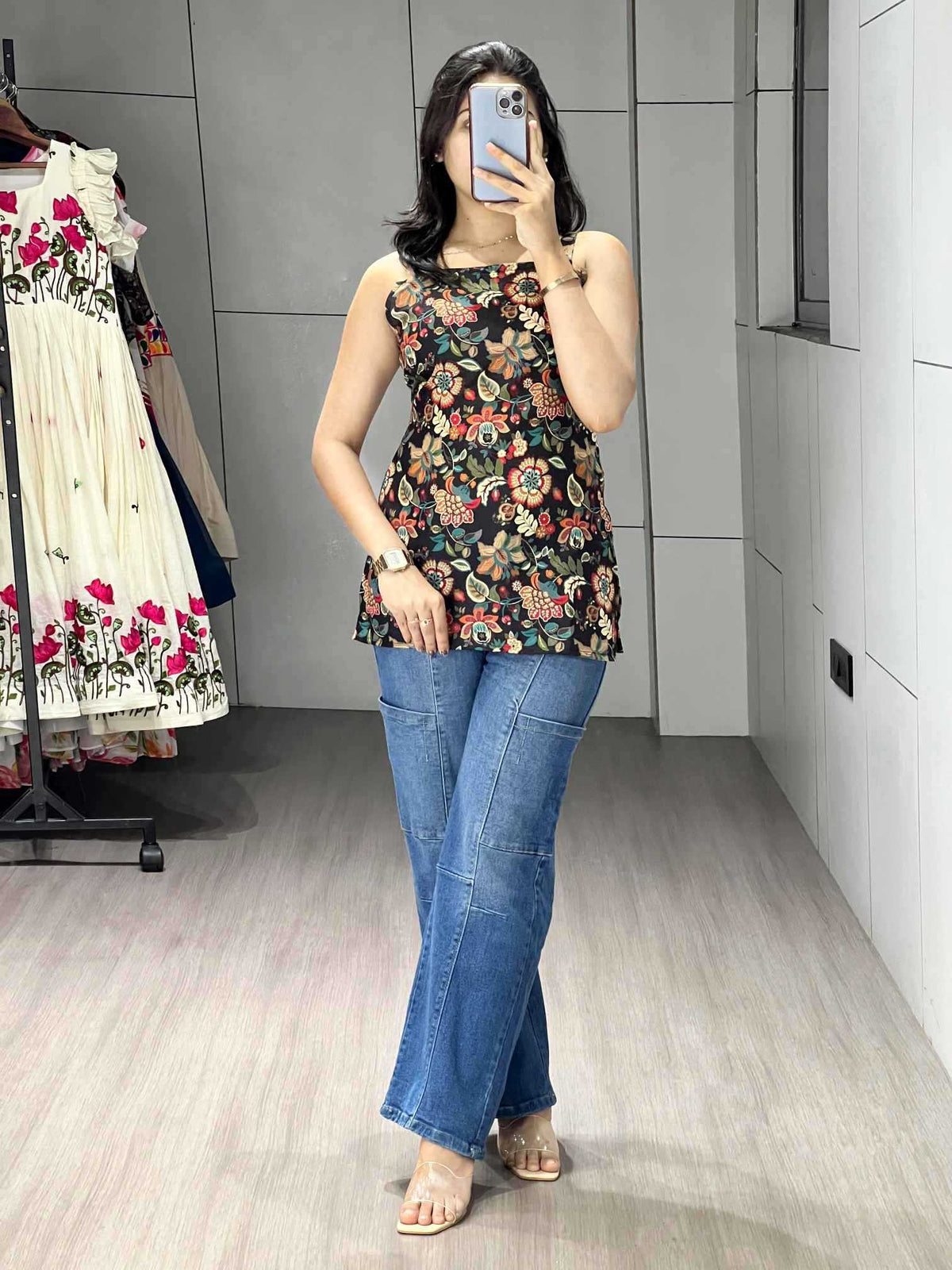 Cotton Cambric Short Kurti