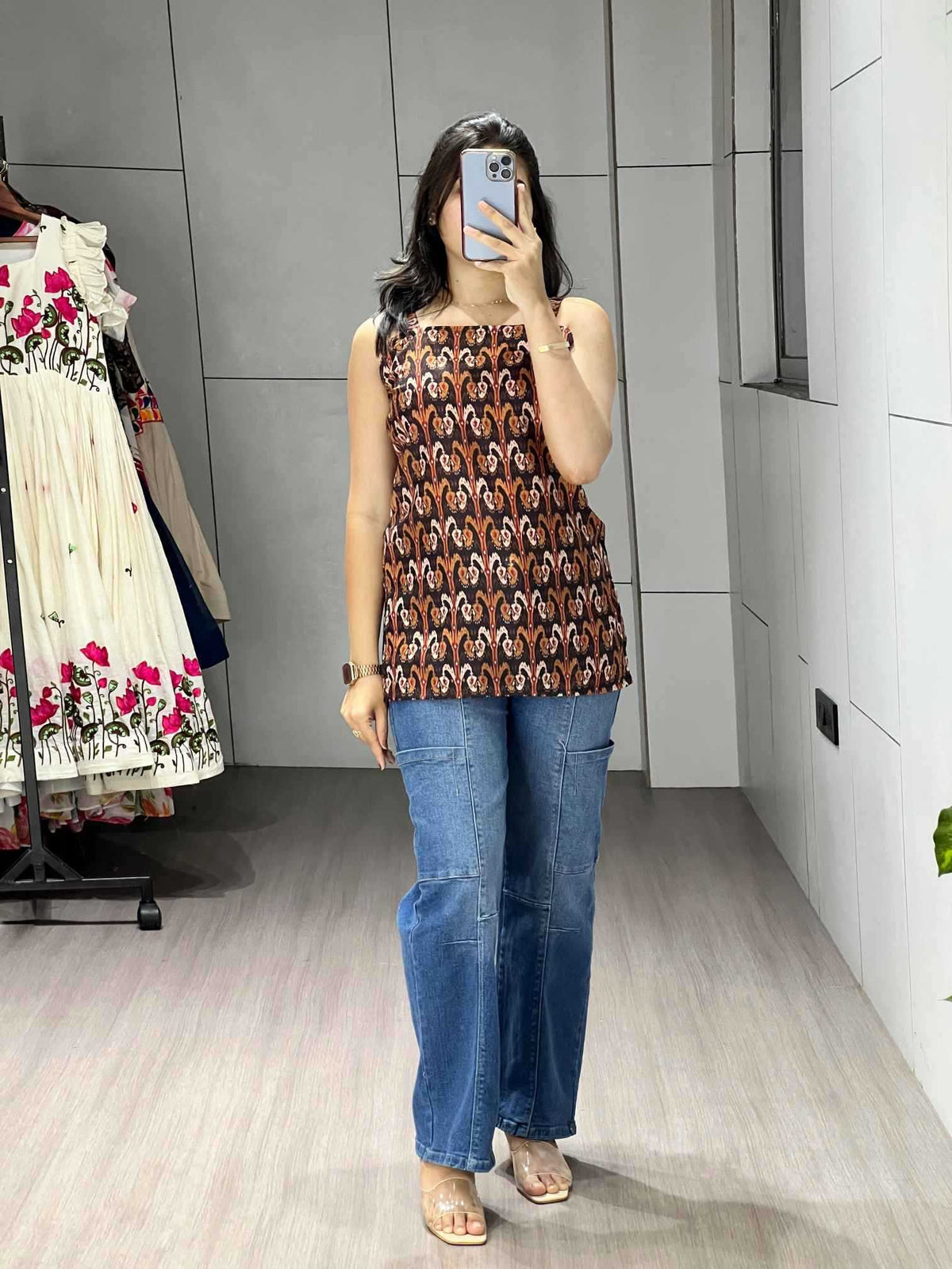 Cotton Cambric Short Kurti