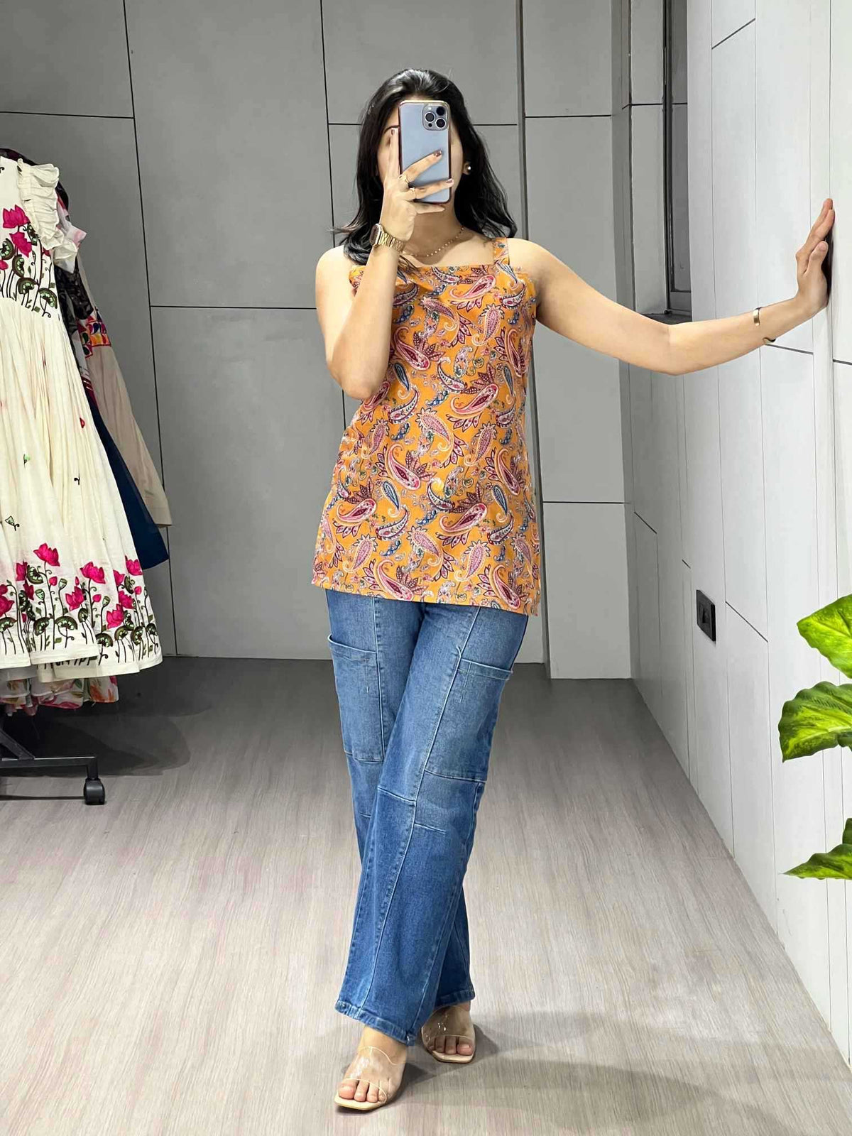 Cotton Cambric Short Kurti