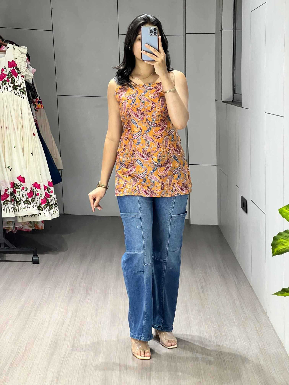 Cotton Cambric Short Kurti