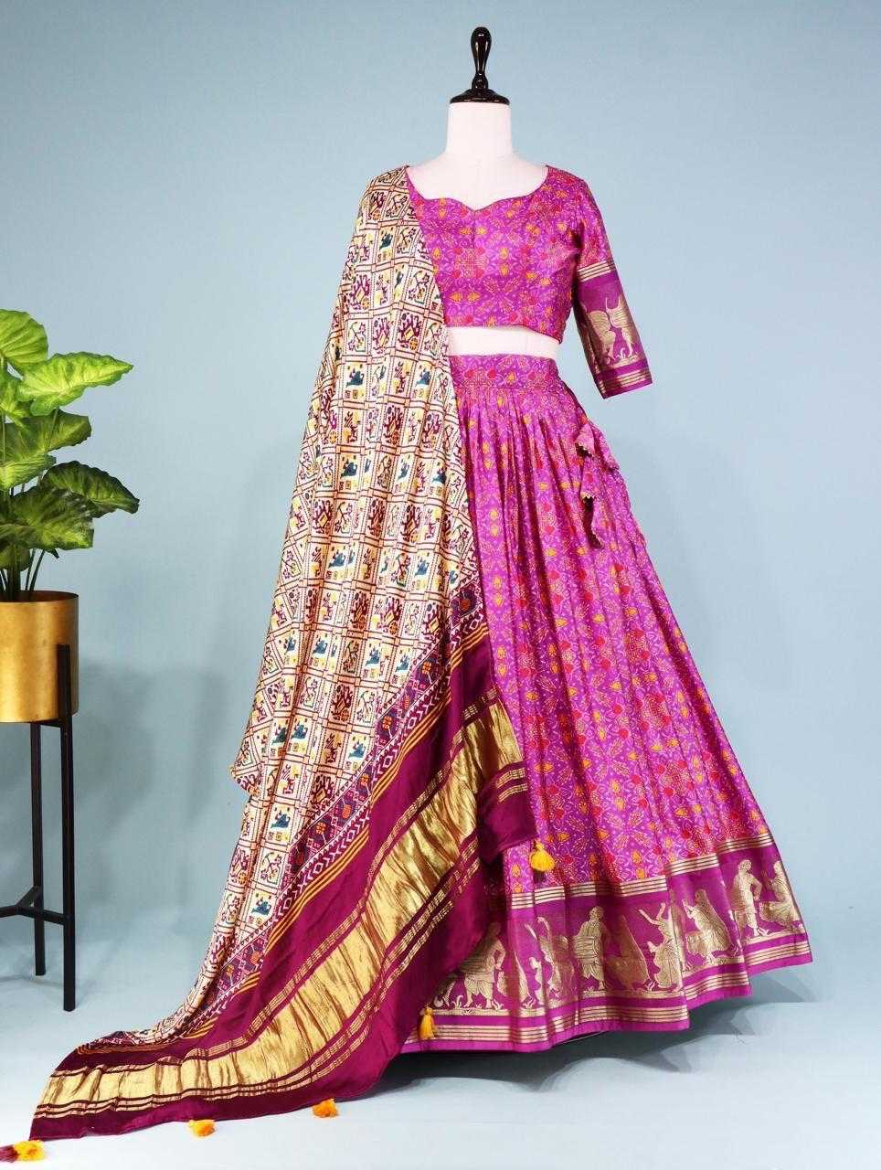 Gajji Silk Lehenga